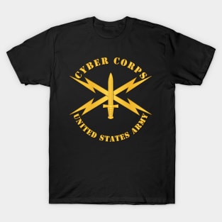 Army - Branch - Cyber Corps - V1 T-Shirt